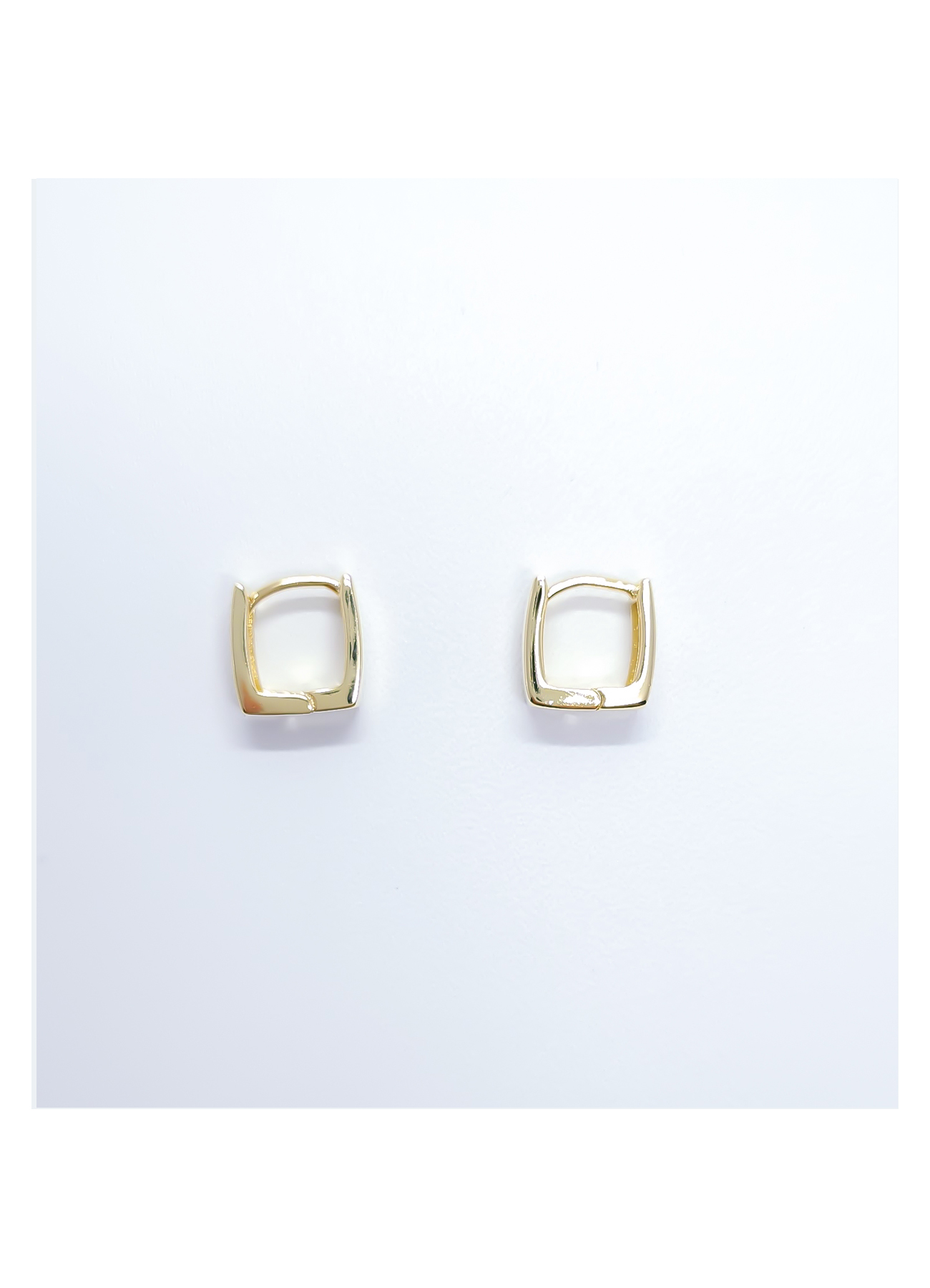 05e - Daily square one-touch ring earrings 데일리 사각 원터치 링귀걸이